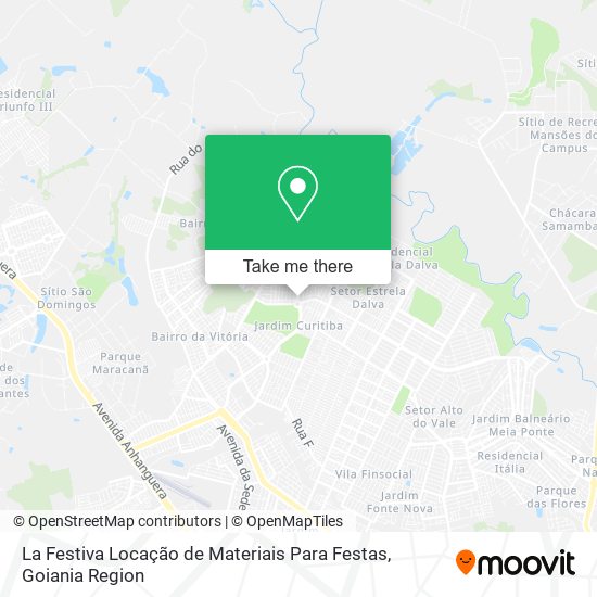 La Festiva Locação de Materiais Para Festas map