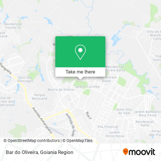 Mapa Bar do Oliveira