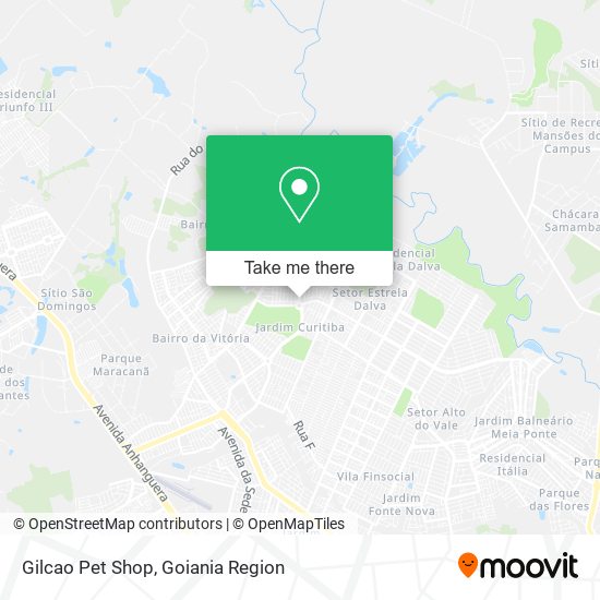 Mapa Gilcao Pet Shop