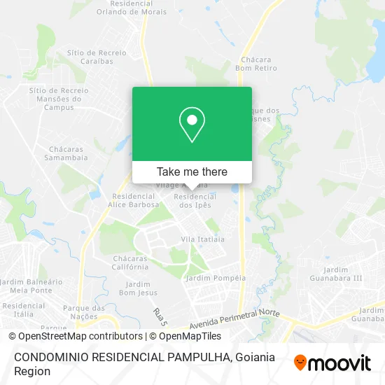 CONDOMINIO RESIDENCIAL PAMPULHA map