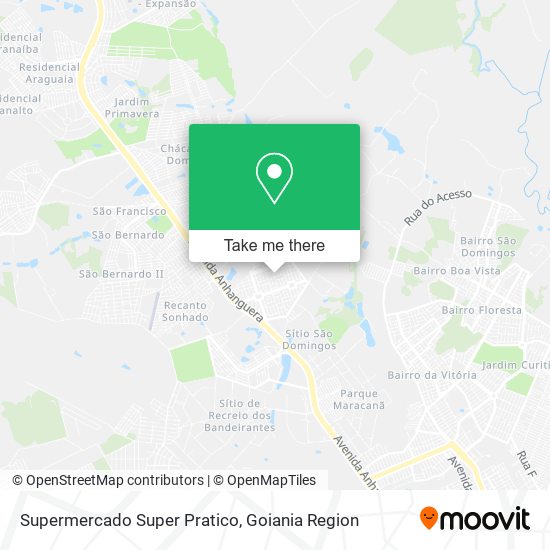 Supermercado Super Pratico map