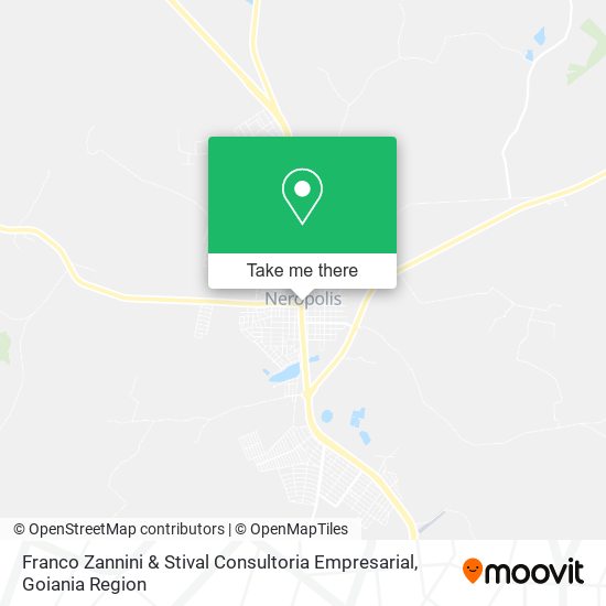 Mapa Franco Zannini & Stival Consultoria Empresarial