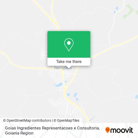 Goias Ingredientes Representacoes e Consultoria map