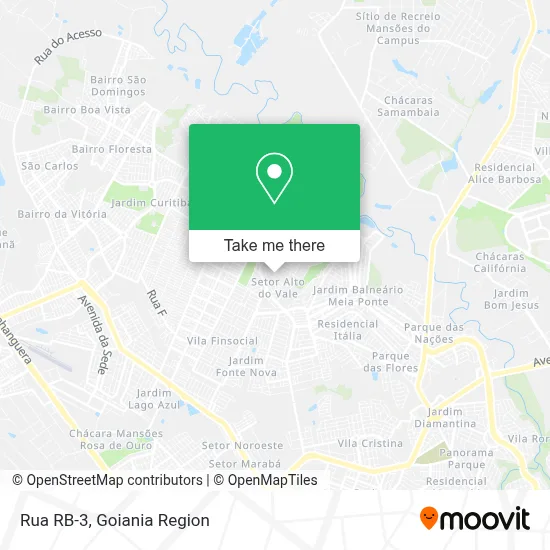 Rua RB-3 map