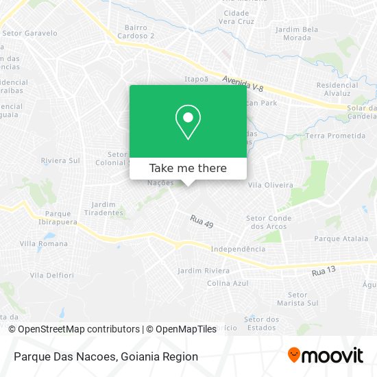 Parque Das Nacoes map