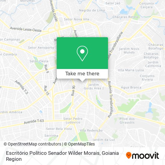 Mapa Escritório Político Senador Wilder Morais