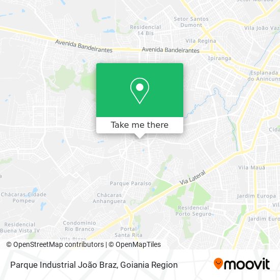 Mapa Parque Industrial João Braz