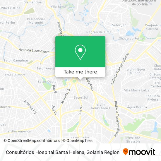 Consultórios Hospital Santa Helena map