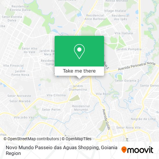 Novo Mundo Passeio das Aguas Shopping map