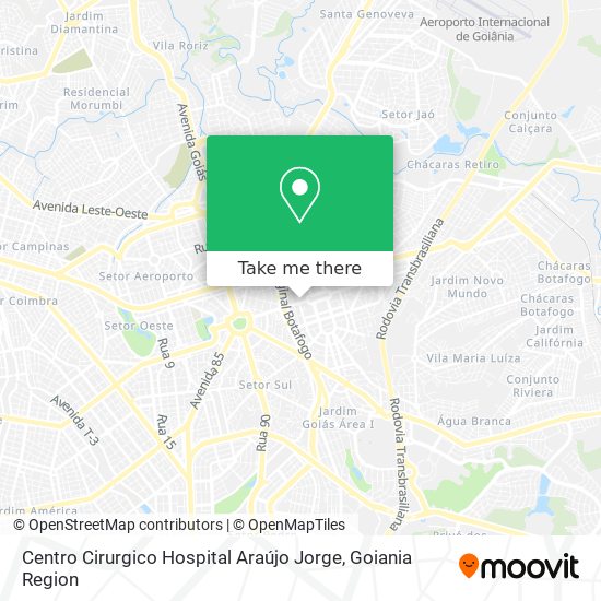 Mapa Centro Cirurgico Hospital Araújo Jorge