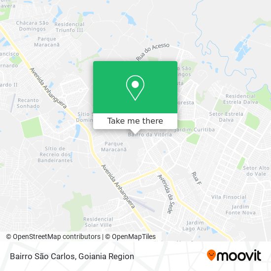 Mapa Bairro São Carlos