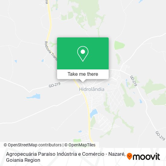 Agropecuária Paraíso Indústria e Comércio - Nazaré map