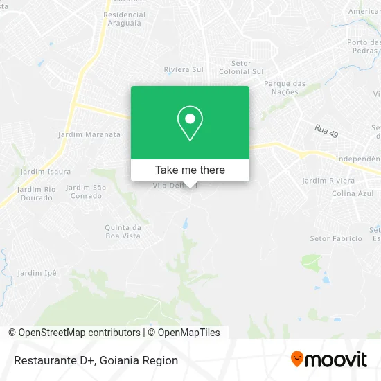 Restaurante D+ map