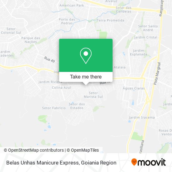 Belas Unhas Manicure Express map