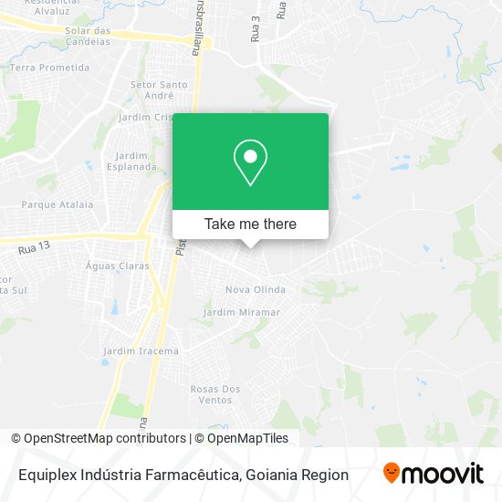 Mapa Equiplex Indústria Farmacêutica