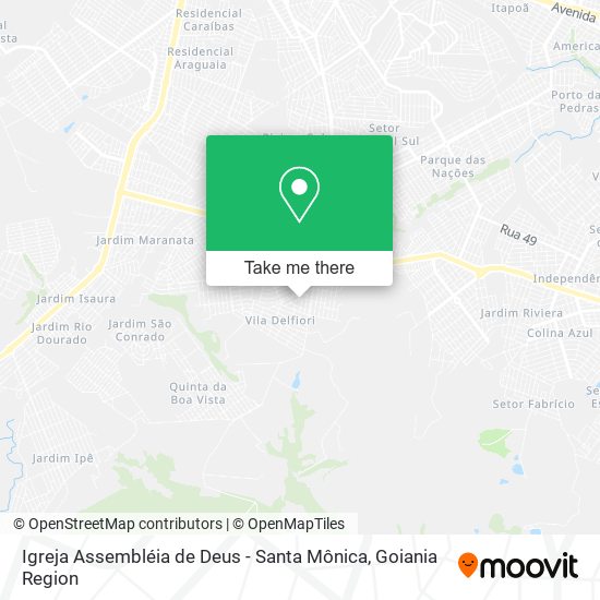 Igreja Assembléia de Deus - Santa Mônica map