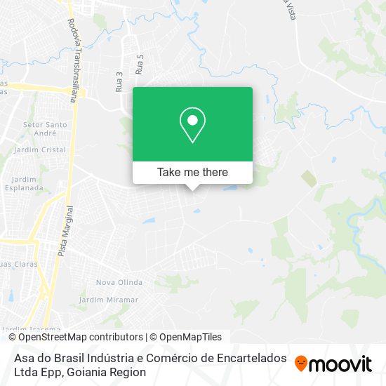 Asa do Brasil Indústria e Comércio de Encartelados Ltda Epp map