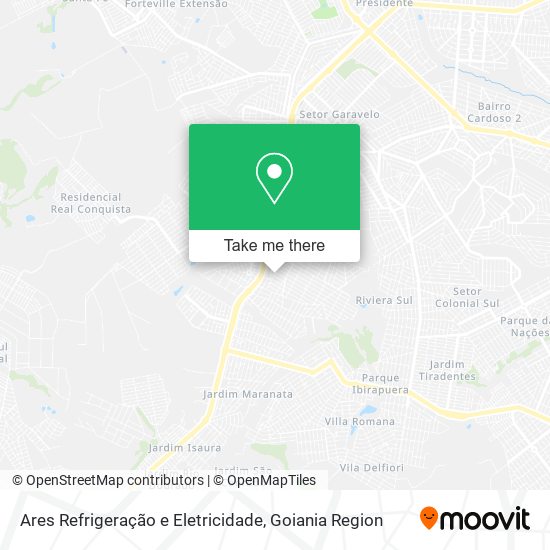 Ares Refrigeração e Eletricidade map