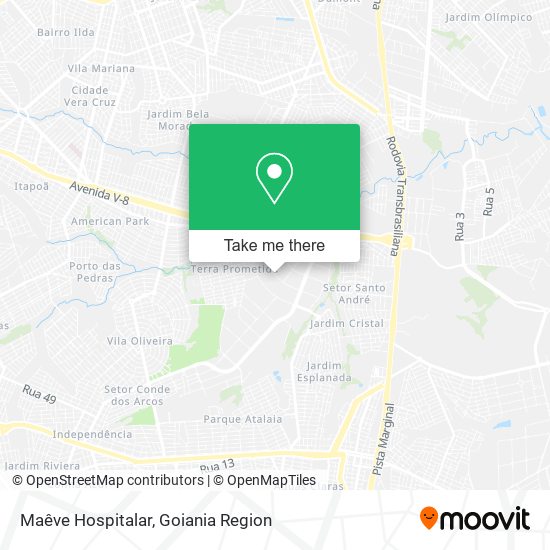 Maêve Hospitalar map