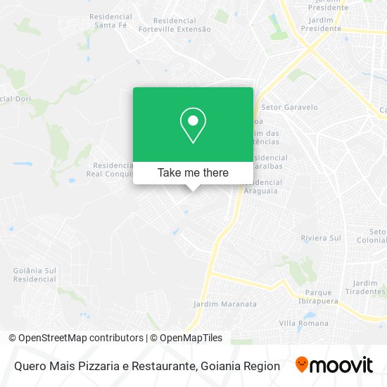 Quero Mais Pizzaria e Restaurante map