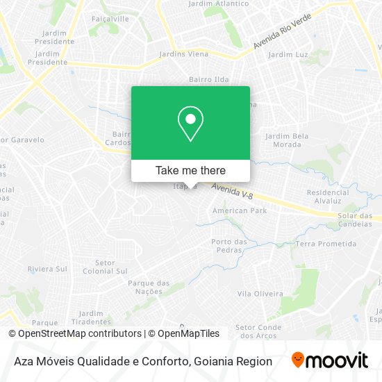 Aza Móveis Qualidade e Conforto map