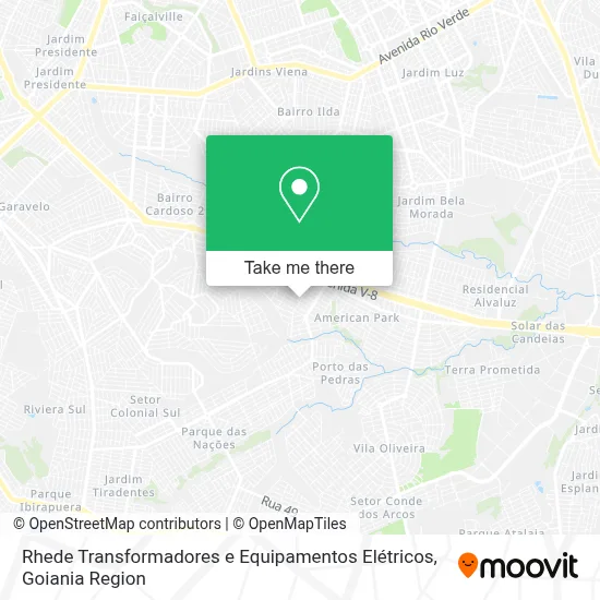 Rhede Transformadores e Equipamentos Elétricos map