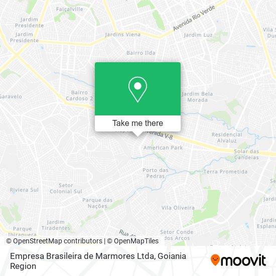 Mapa Empresa Brasileira de Marmores Ltda