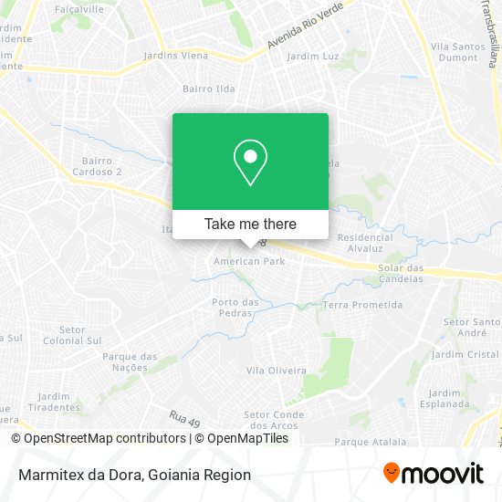 Mapa Marmitex da Dora