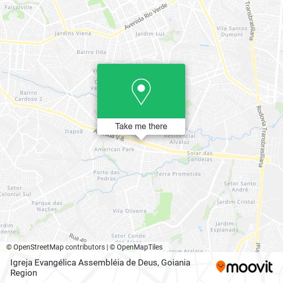 Mapa Igreja Evangélica Assembléia de Deus