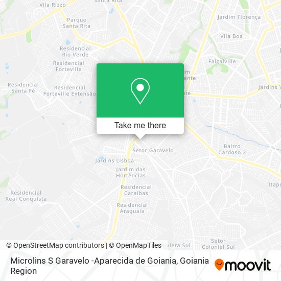 Mapa Microlins S Garavelo -Aparecida de Goiania