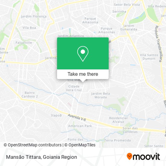 Mansão Tittara map