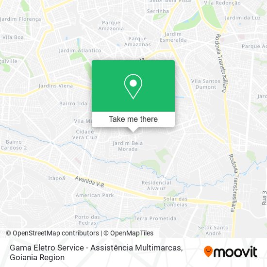 Mapa Gama Eletro Service - Assistência Multimarcas