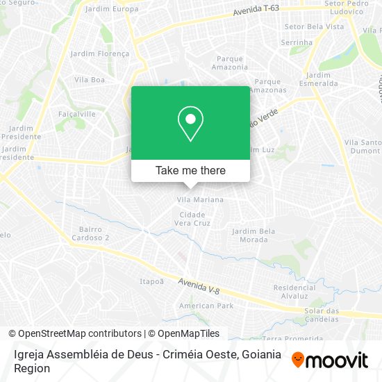 Igreja Assembléia de Deus - Criméia Oeste map