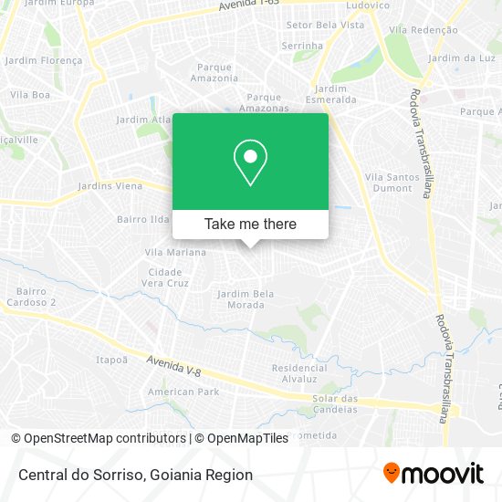 Central do Sorriso map