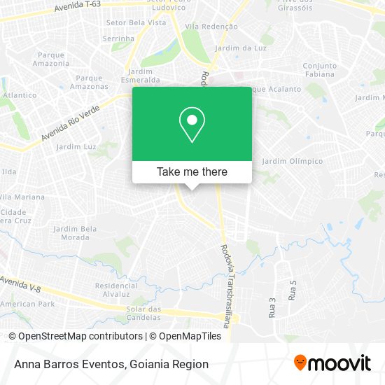 Anna Barros Eventos map