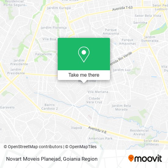 Mapa Novart Moveis Planejad