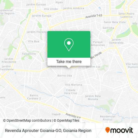 Revenda Aprouter Goiania-GO map