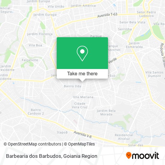 Mapa Barbearia dos Barbudos