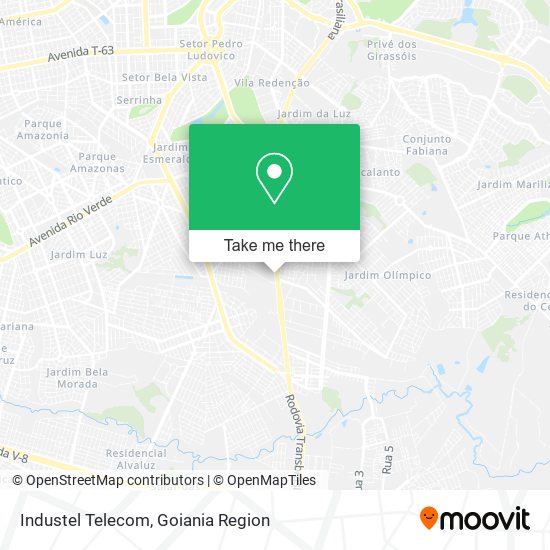 Industel Telecom map