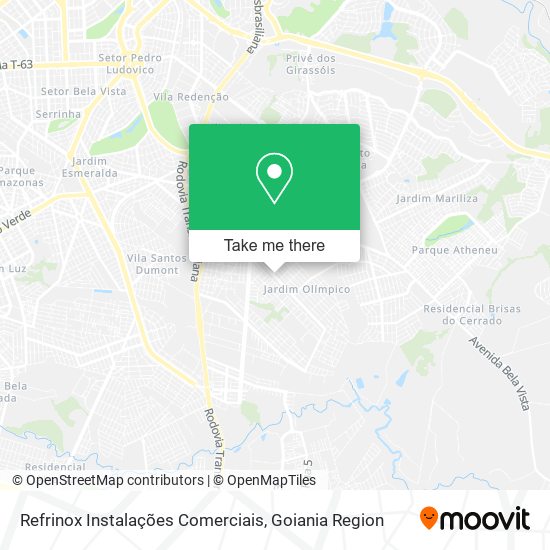 Refrinox Instalações Comerciais map