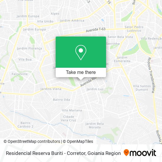 Residencial Reserva Buriti - Corretor map