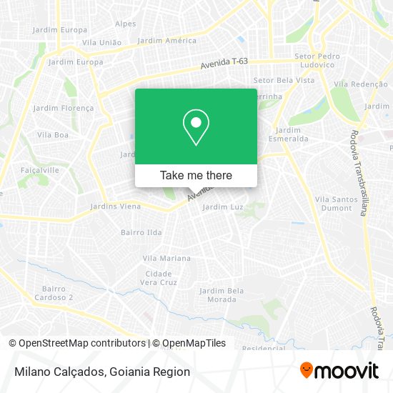 Milano Calçados map