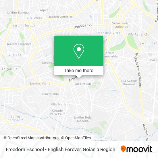 Mapa Freedom Eschool - English Forever