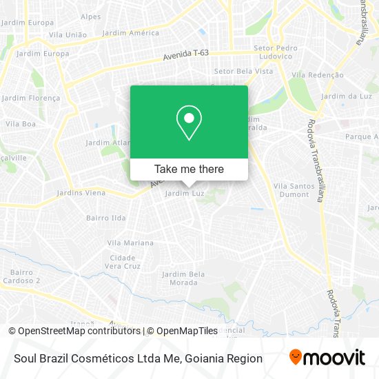 Soul Brazil Cosméticos Ltda Me map