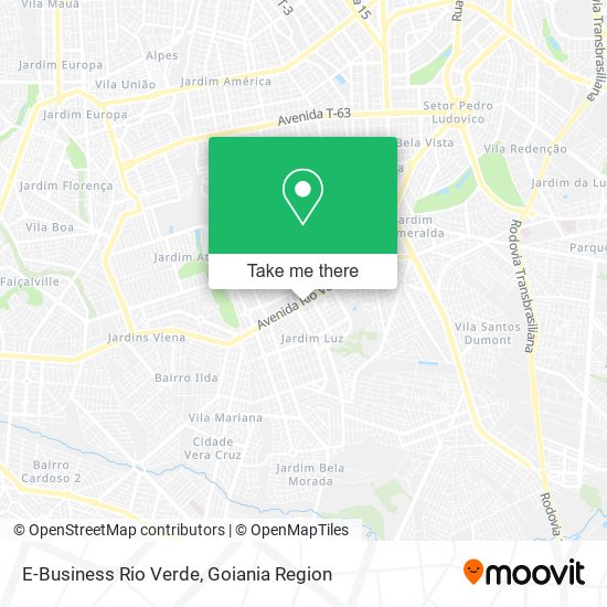 E-Business Rio Verde map