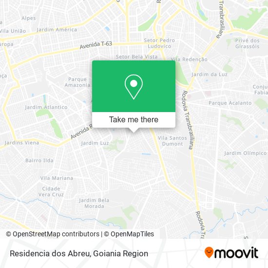 Residencia dos Abreu map