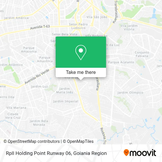 Rpll Holding Point Runway 06 map