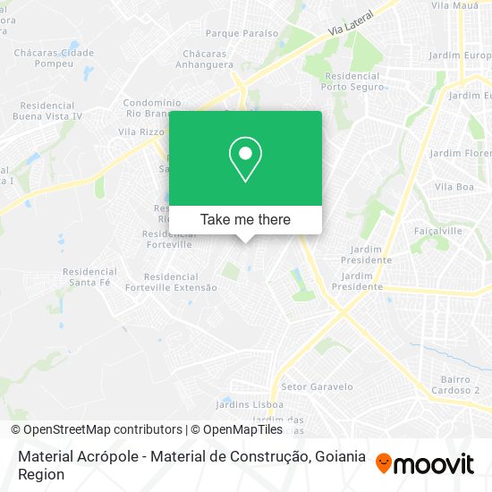 Material Acrópole - Material de Construção map