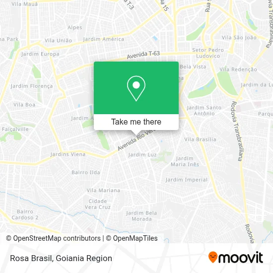 Rosa Brasil map