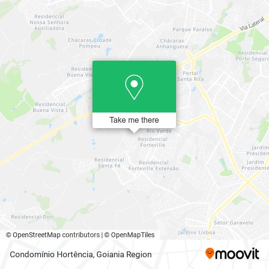 Condomínio Hortência map